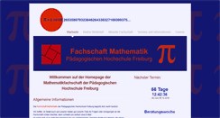 Desktop Screenshot of mathefachschaft-phfr.de