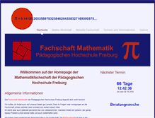 Tablet Screenshot of mathefachschaft-phfr.de
